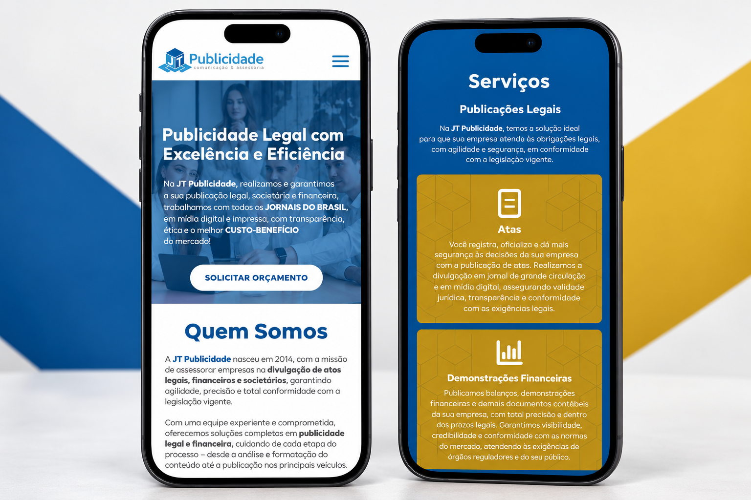 Website — JT Publicidade — imagem 1