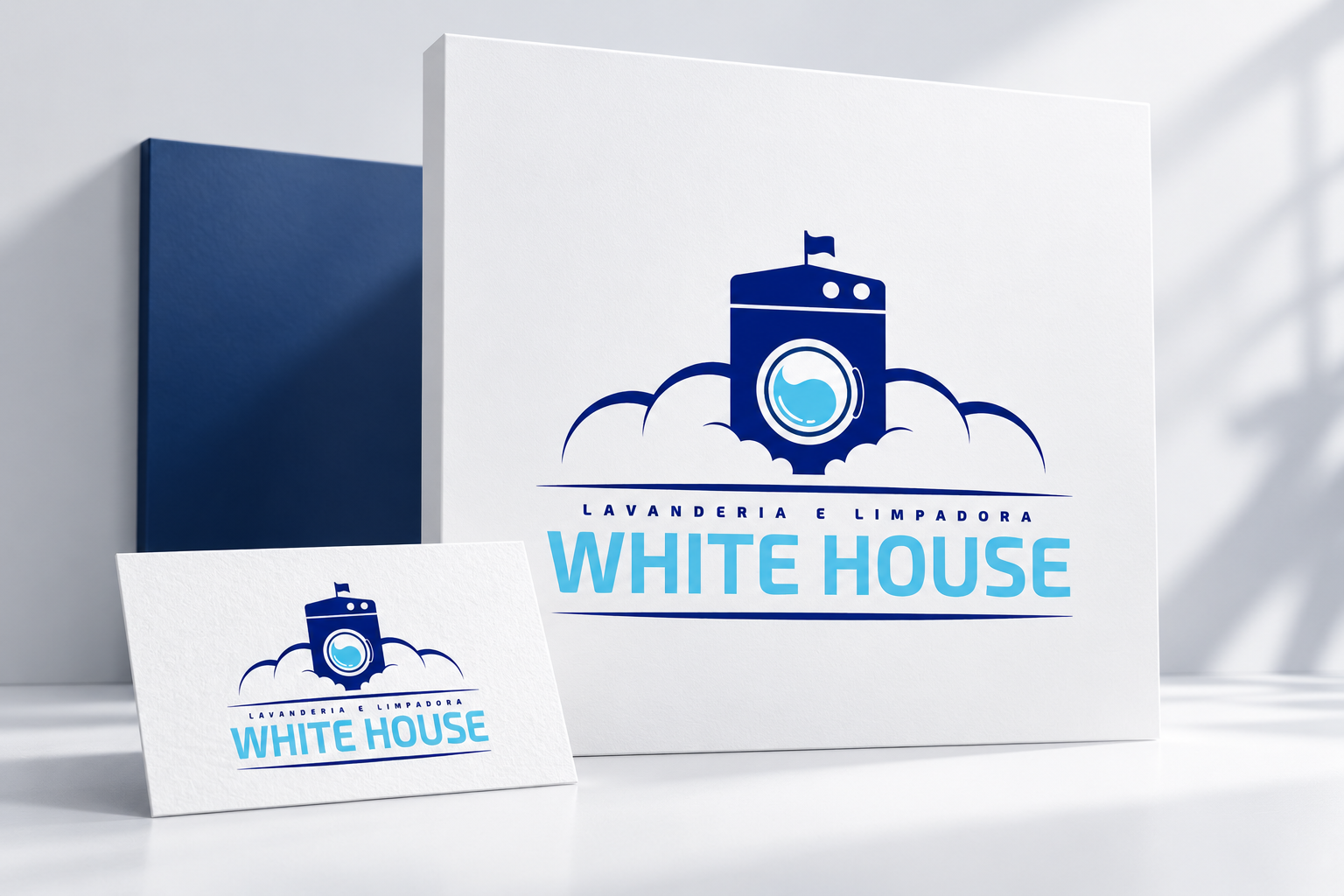 Projeto Identidade visual + social — Lavanderia White House