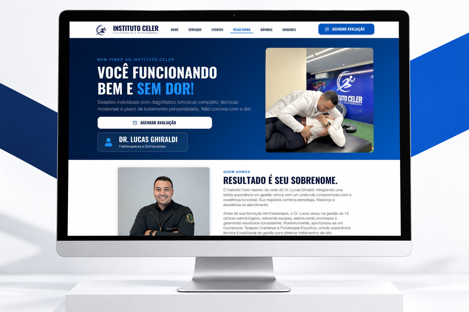 Projeto Landing page — Instituto Celer