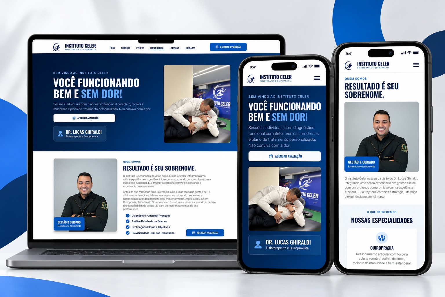 Landing page — Instituto Celer — imagem 1
