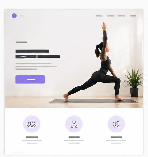 Exemplo ilustrativo de Landing Page, sem marca cliente ou resultados reais