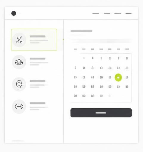 Exemplo ilustrativo de Site com Agendamento, sem marca cliente ou resultados reais