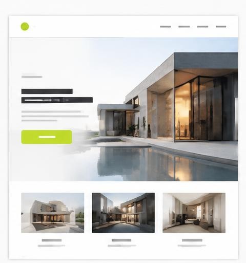 Exemplo ilustrativo de Site Institucional, sem marca cliente ou resultados reais